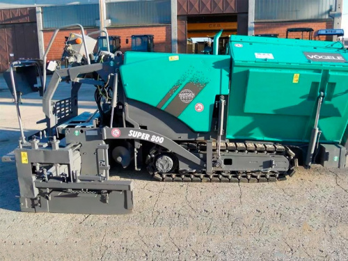 Аренда асфальтоукладчика Vogele SUPER 800